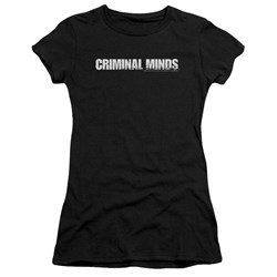 Criminal Minds - Criminal Minds Logo Juniors T-Shirt In Black