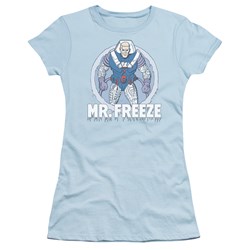 Dc Comics - Mr. Freeze Juniors T-Shirt In Light Blue
