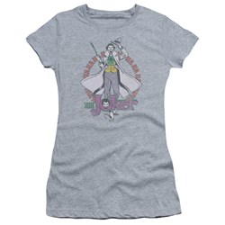 The Joker - Maniacal Juniors T-Shirt In Heather