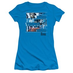 Nbc - Better Stronger Faster Juniors T-Shirt In Turquoise