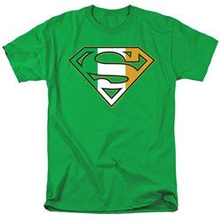Superman - Mens Irish Shield T-Shirt