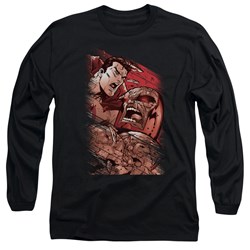Superman - Mens Supes Vs Darkseid Longsleeve T-Shirt