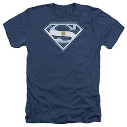 Superman - Mens Argentinian Shield T-Shirt
