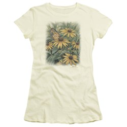 Wildlife - Juniors Monarch Butterfly  Sheer T-Shirt