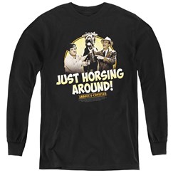 Abbott & Costello - Youth Horsing Around Long Sleeve T-Shirt