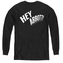 Abbott & Costello - Youth Hey Abbott Long Sleeve T-Shirt