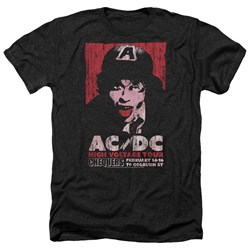 Acdc - Mens High Voltage Live 1975 Heather T-Shirt