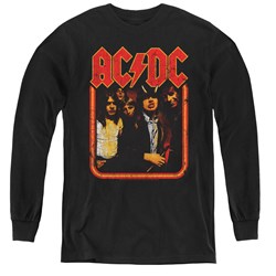 Ac/Dc - Youth Group Distressed Long Sleeve T-Shirt
