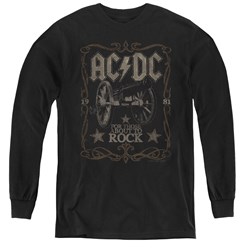Ac/Dc - Youth Rock Label Long Sleeve T-Shirt