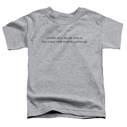 Trevco - Toddlers Follow The Instructions T-Shirt