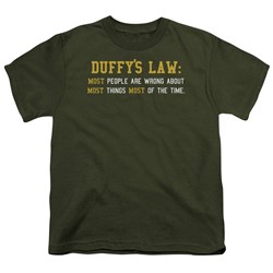 Trevco - Youth Duffys Law T-Shirt