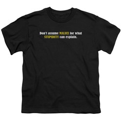 Trevco - Youth Malice & Stupidity T-Shirt