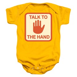 Trevco - Toddler Talk To The Hand Onesie