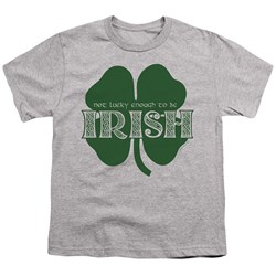 Trevco - Youth Lucky To Be Irish T-Shirt