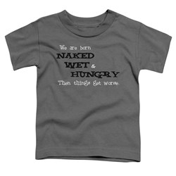 Trevco - Toddlers Naked Wet Hungry T-Shirt
