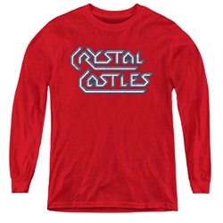 Atari - Youth Crystal Castles Logo Long Sleeve T-Shirt