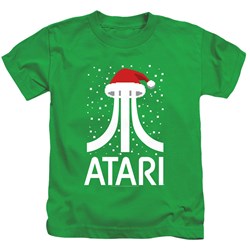 Atari - Youth Pixel Santa Hat T-Shirt