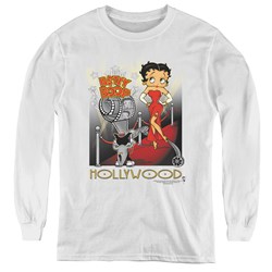 Betty Boop - Youth Hollywood Long Sleeve T-Shirt