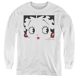 Betty Boop - Youth Close Up Long Sleeve T-Shirt