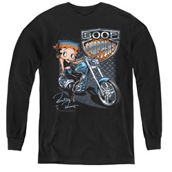 Betty Boop - Youth Choppers Long Sleeve T-Shirt