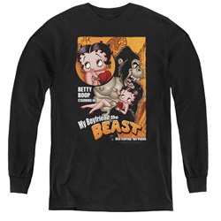 Betty Boop - Youth Boyfriend The Beast Long Sleeve T-Shirt