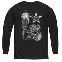 Betty Boop - Youth With The Band Long Sleeve T-Shirt