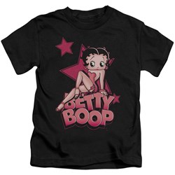 Betty Boop - Sexy Star Little Boys T-Shirt In Black