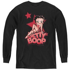 Betty Boop - Youth Sexy Star Long Sleeve T-Shirt