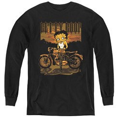 Betty Boop - Youth Rebel Rider Long Sleeve T-Shirt