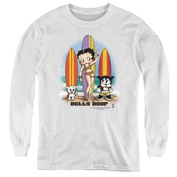 Betty Boop - Youth Surfers Long Sleeve T-Shirt