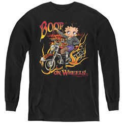 Betty Boop - Youth On Wheels Long Sleeve T-Shirt