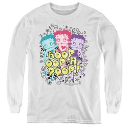Betty Boop - Youth Sketch Long Sleeve T-Shirt