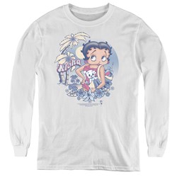 Betty Boop - Youth Aloha Long Sleeve T-Shirt