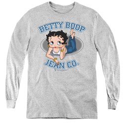 Betty Boop - Youth Jean Co Long Sleeve T-Shirt
