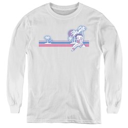 Betty Boop - Youth Reto Surf Band Long Sleeve T-Shirt