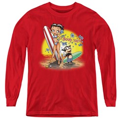 Betty Boop - Youth Surf Long Sleeve T-Shirt