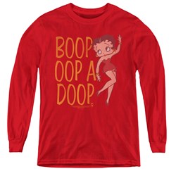 Betty Boop - Youth Classic Oop Long Sleeve T-Shirt