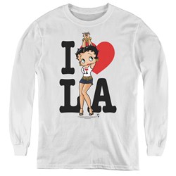 Betty Boop - Youth I Heart La Long Sleeve T-Shirt