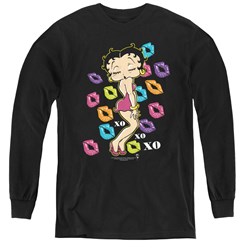 Betty Boop - Youth Tripple Xo Long Sleeve T-Shirt