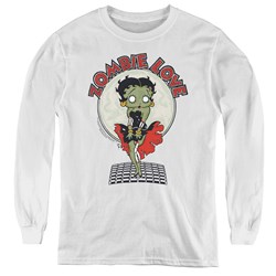 Betty Boop - Youth Breezy Zombie Love Long Sleeve T-Shirt