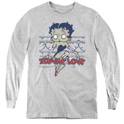 Betty Boop - Youth Zombie Pinup Long Sleeve T-Shirt