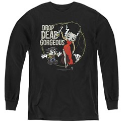 Betty Boop - Youth Drop Dead Gorgeous Long Sleeve T-Shirt