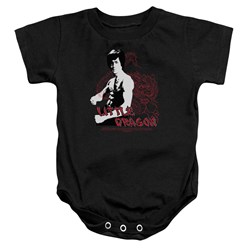 Bruce Lee - Little Dragon Infant T-Shirt In Black
