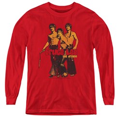 Bruce Lee - Youth Nunchucks Long Sleeve T-Shirt