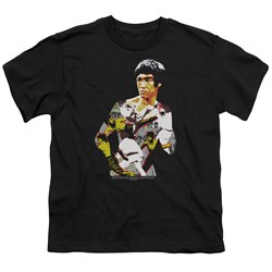 Bruce Lee - Body Of Action Big Boys T-Shirt In Black