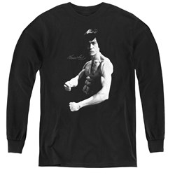 Bruce Lee - Youth Stance Long Sleeve T-Shirt