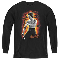 Bruce Lee - Youth Dragon Fire Long Sleeve T-Shirt