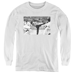 Bruce Lee - Youth Kick To The Head Long Sleeve T-Shirt