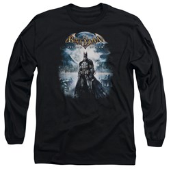 Batman - Mens Game Cover Long Sleeve Shirt In Black