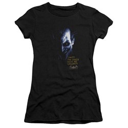 Batman - Arkham Joker Juniors T-Shirt In Black